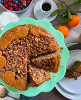 Gluten-Free Coffee Cake with Walnut Streusel Topping