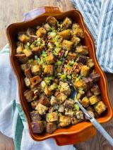 Rustic Stuffing with Herbs and Pecans