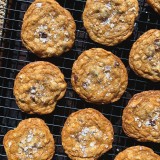 Brown Butter Oatmeal Cookies with Dark Chocolate