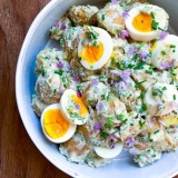 Dill Potato Salad with Eggs and Chives