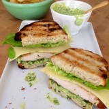 Grilled Chicken Sandwich with Avocado and Herbed Mayo