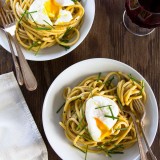 Brown Butter Miso Pasta with a Poached Egg