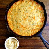 Cheddar and Chive Brown Butter Cornbread