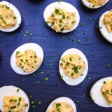 Deviled Eggs with Smoked Salmon and Chives