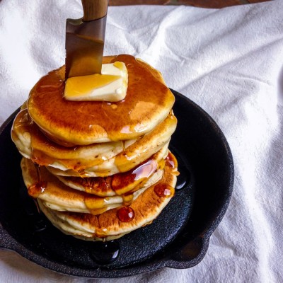 Buttermilk Pancakes with Cinnamon Butter